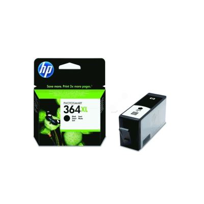ORIGINALE HP 364XL NERA PER HP 5380,6380,5460,8550,5324 CB321EE CN684EE BA1 364BK CAPACITA 30ML CON CHIP